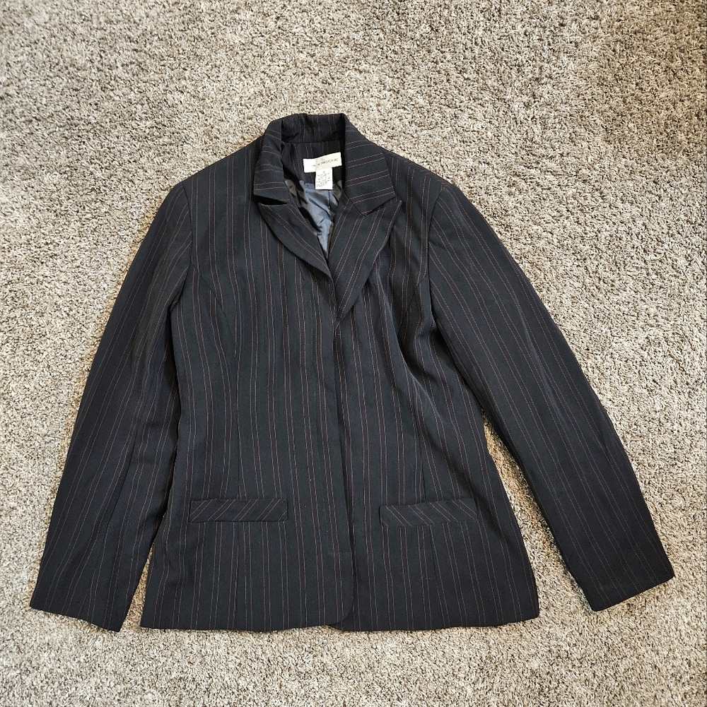 Evan Picone Men's Blazer with Red Pinstripes